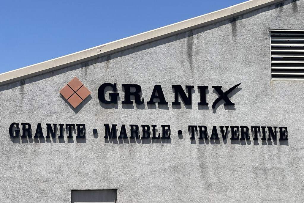 Granix Stone Inc Building Sign